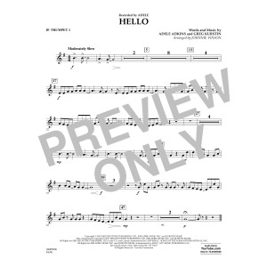 Hello - Bb Trumpet 1